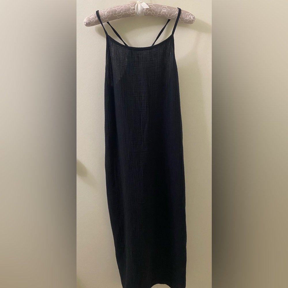 Zara Black Spaghetti Strap Dress